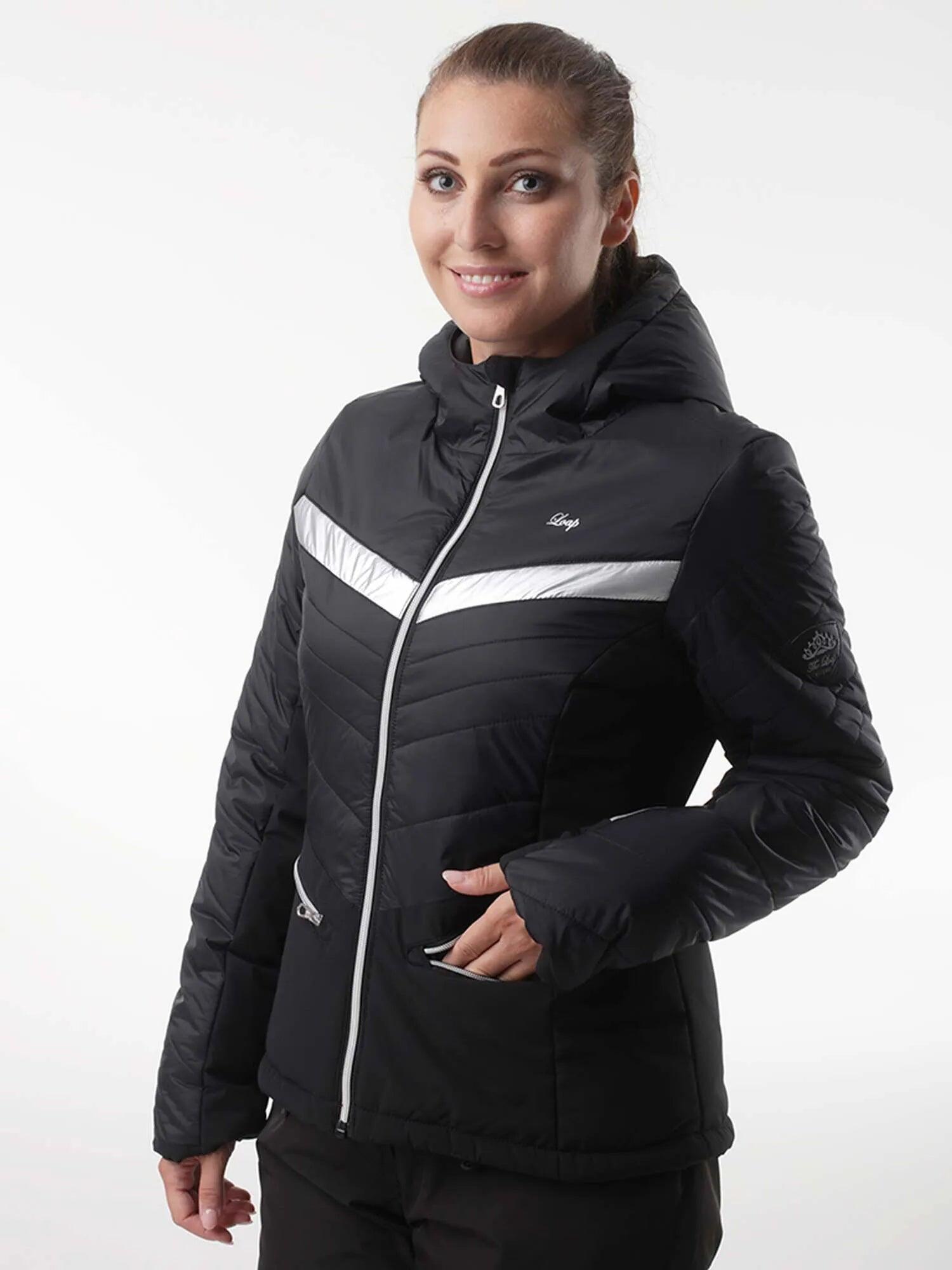 Chaqueta de esquí mujer Loap Oktie negra 3/7