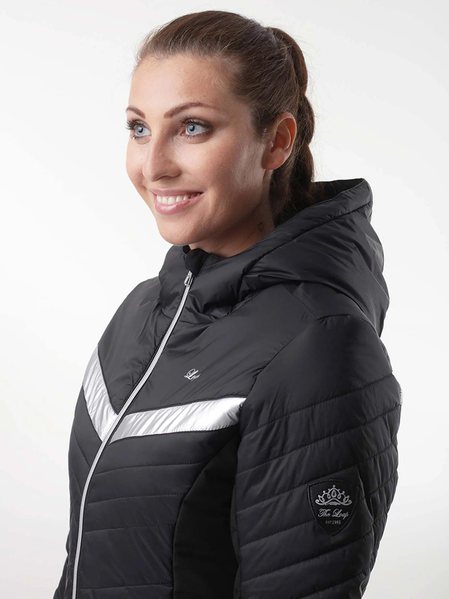 Chaqueta de esquí mujer Loap Oktie negra 6/7