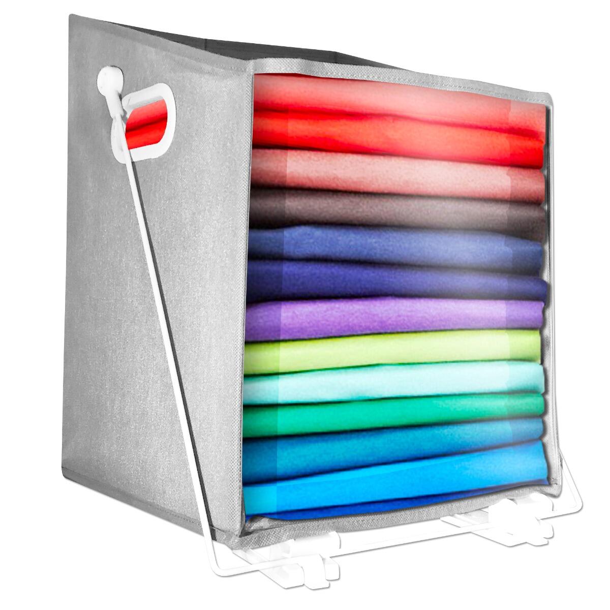 Closet Caddy - cutie de depozitare pliantă pentru rafturi superioare