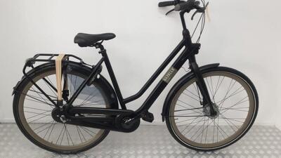 Gazelle esprit tweedehands 28" zwart - city speed, v-brakes, 3 maanden garantie.