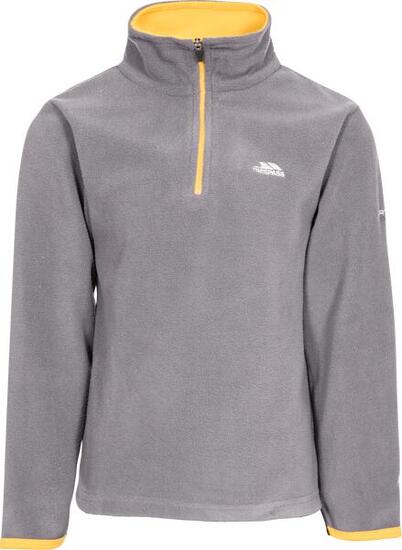 2058 Etto microfleece homme 100% polyester storm gris demi-zip