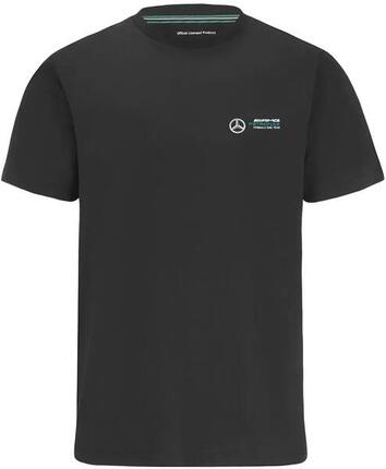 T-shirt homme Mercedes-AMG Petronas F1 petit logo noir