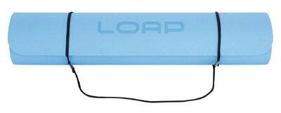 Loap aryan yogamat tpe 183 x 61 x 6 mm blauw