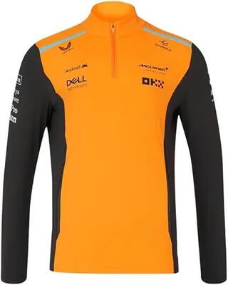 Mclaren kindersweatshirt jr rp quarter zip grijs