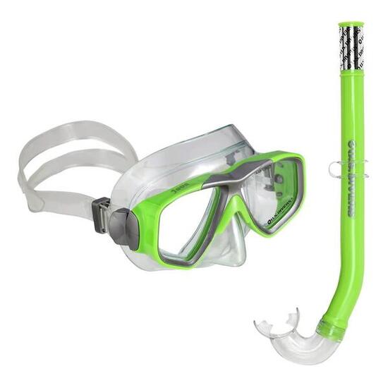 U.S. Divers Java Junior Masque et tuba enfant fluo