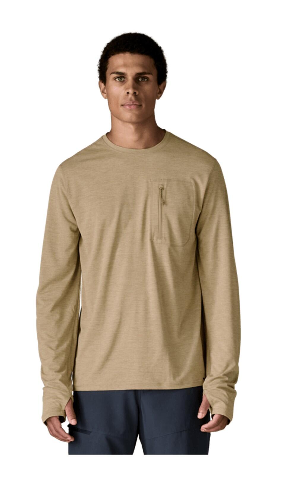PATAGONIA Patagonia Herren Longsleeve Cap Cool Sun Light Seabird Grey 2/3