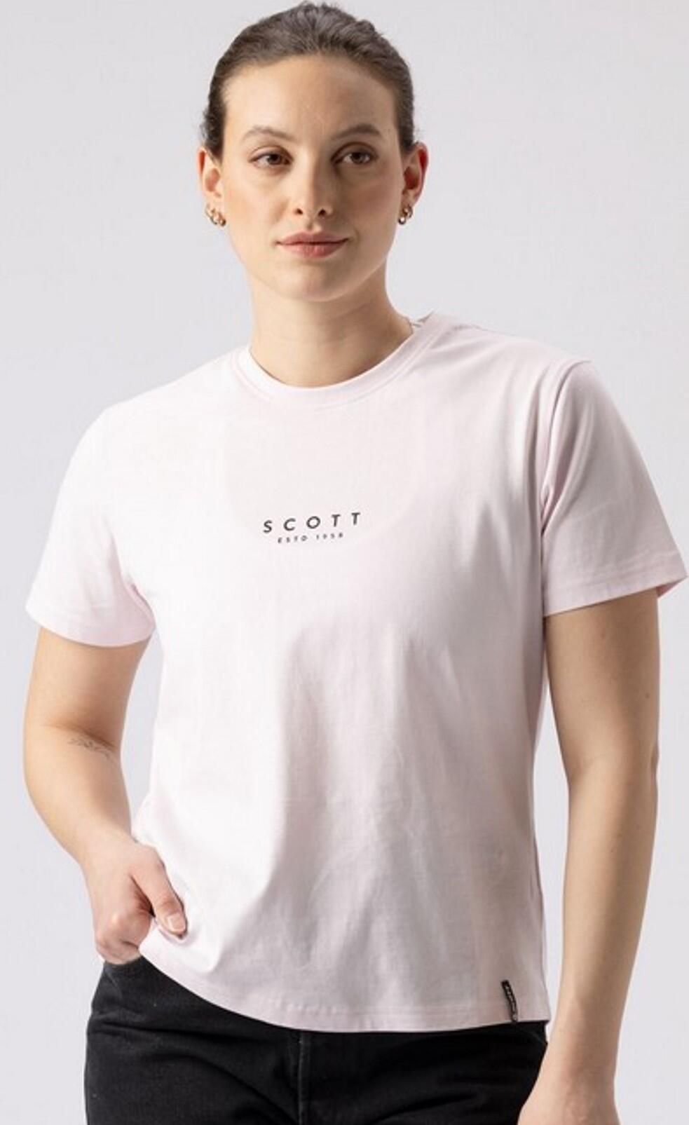 SCOTT SCOTT Damen T-Shirt Typo white 3/3