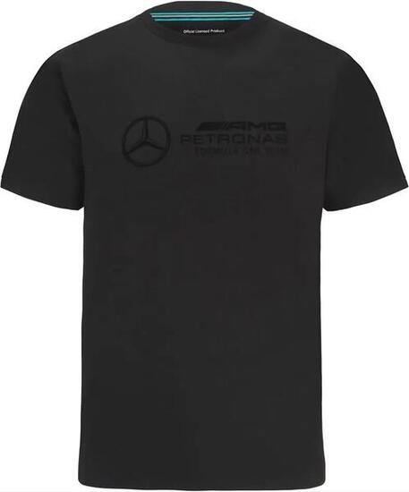 T-shirt Mercedes-AMG Petronas F1 homme noir grand logo