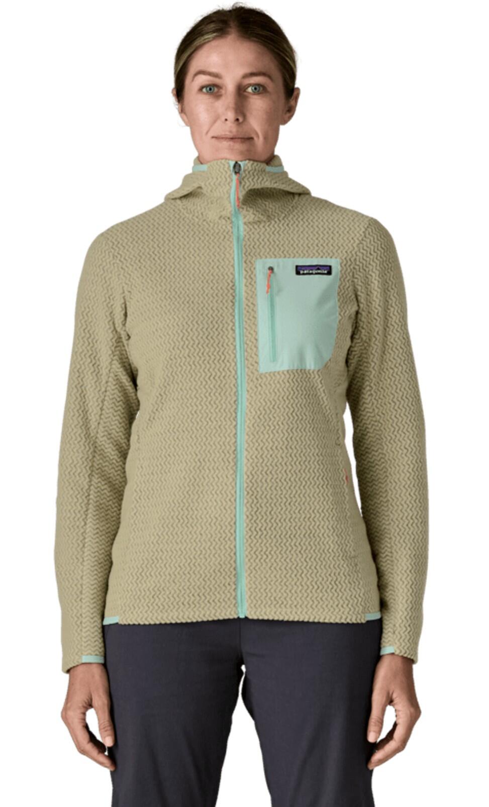 PATAGONIA Patagonia Damen R1® Air Fleece Full-Zip Hoody Weathered Stone 2/3