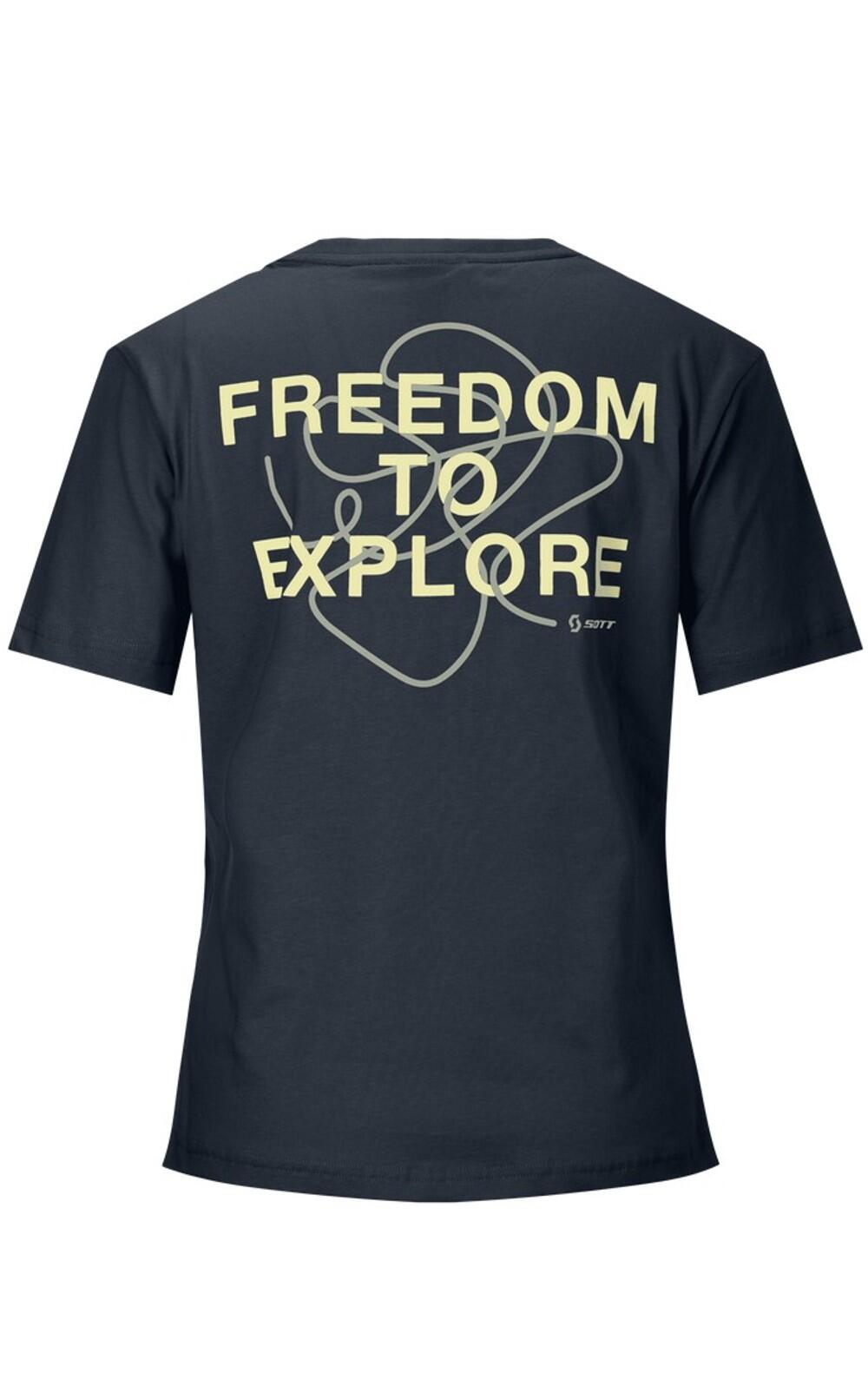 SCOTT SCOTT Damen T-Shirt Backprint dark blue 2/2