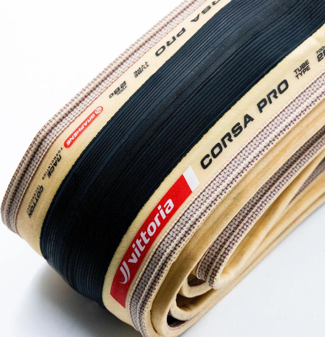 Vittoria Corsa Pro 700 mm Road Tire Tubetype Foldable Anti-Puncture Belt Race Fo 3/5