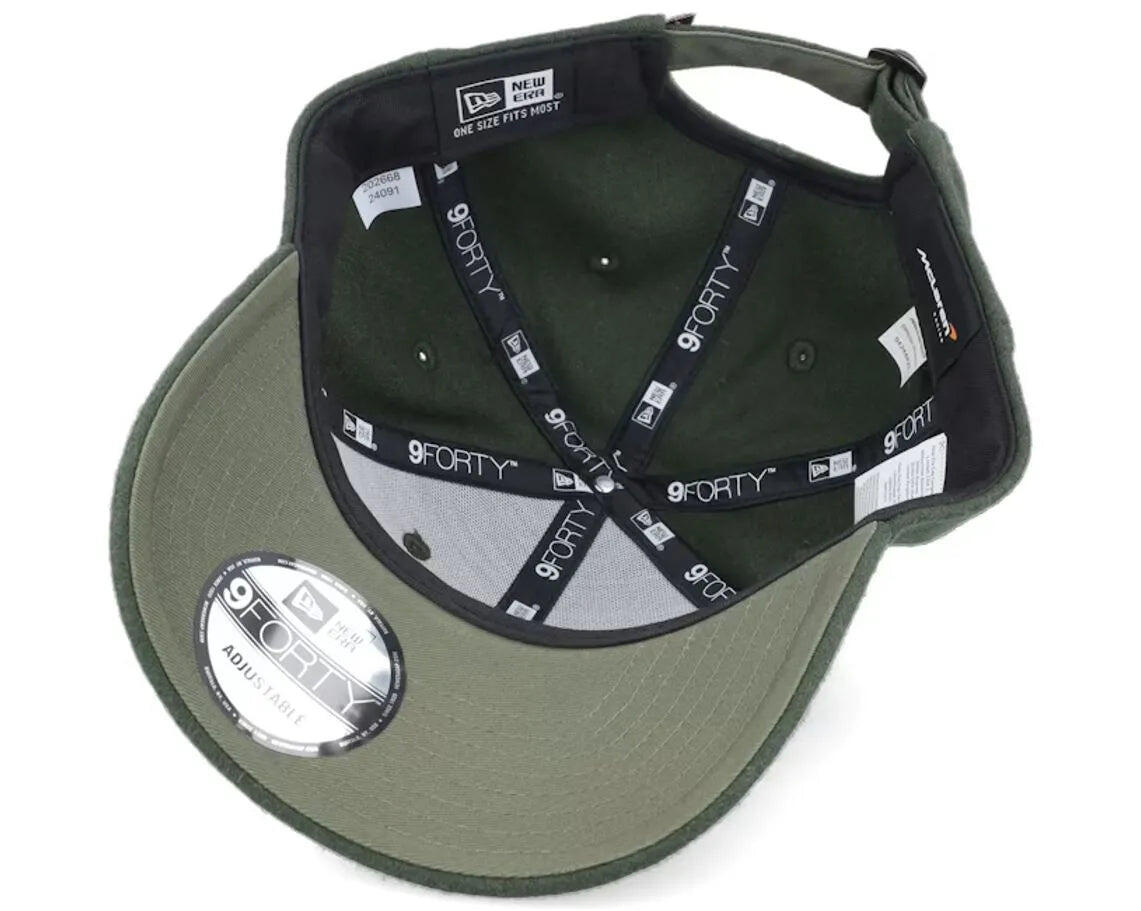 Mclaren Unisex Puff Patch 9forty Cap Khaki Green. 5/6