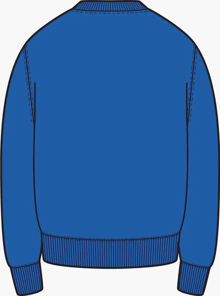 Felpa girocollo uomo ( fleece) nike blu royal 2/2