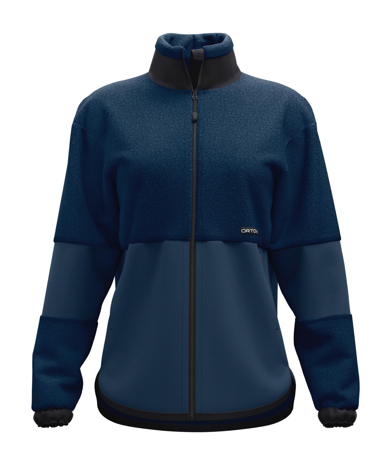 ORTOVOX Ortovox Damen FLEECE TEDDY JACKE deep ocean 1/2