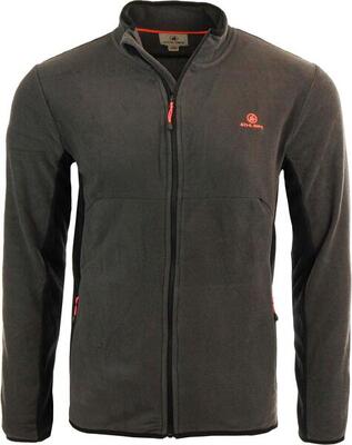 Felpa in pile uomo Athl. dpt Madison full-zip grigio