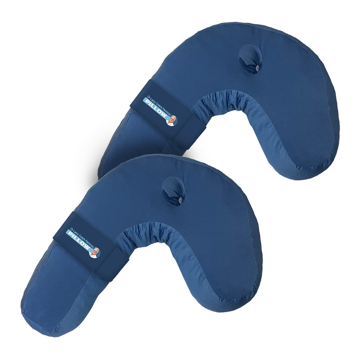 Side Sleeper Pro 	6 Memory Foam J-kussen - Set van 2 1/5