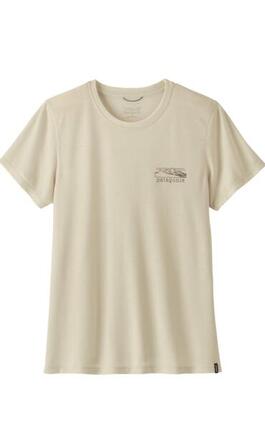 PATAGONIA Patagonia Damen Cap Cool Trail Shirt Stratapeaks Dyno White