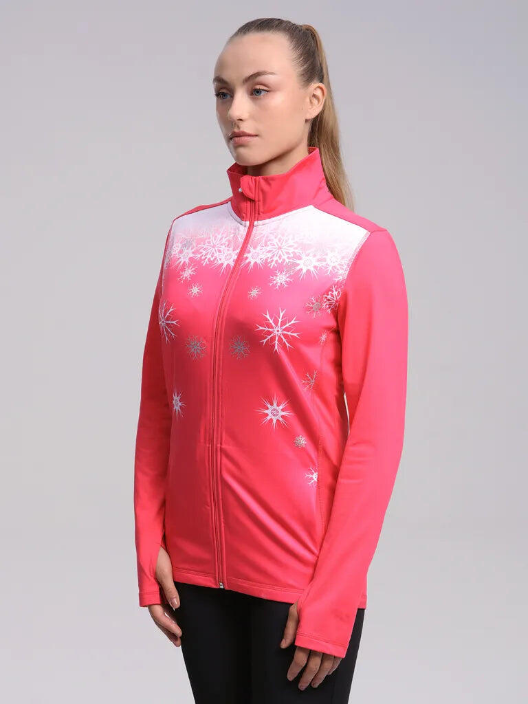Sweat-shirt femme Loap Paneta rouge 3/7