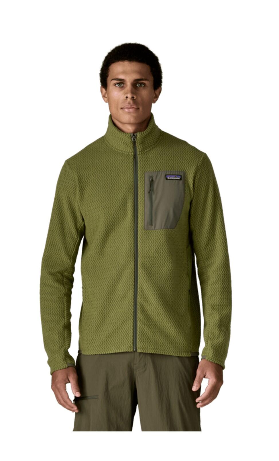 PATAGONIA Patagonia Herren R1® Air Fleece Jacke Caper Green 2/3