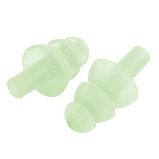Set di tappi per le orecchie in silicone Silfix verde