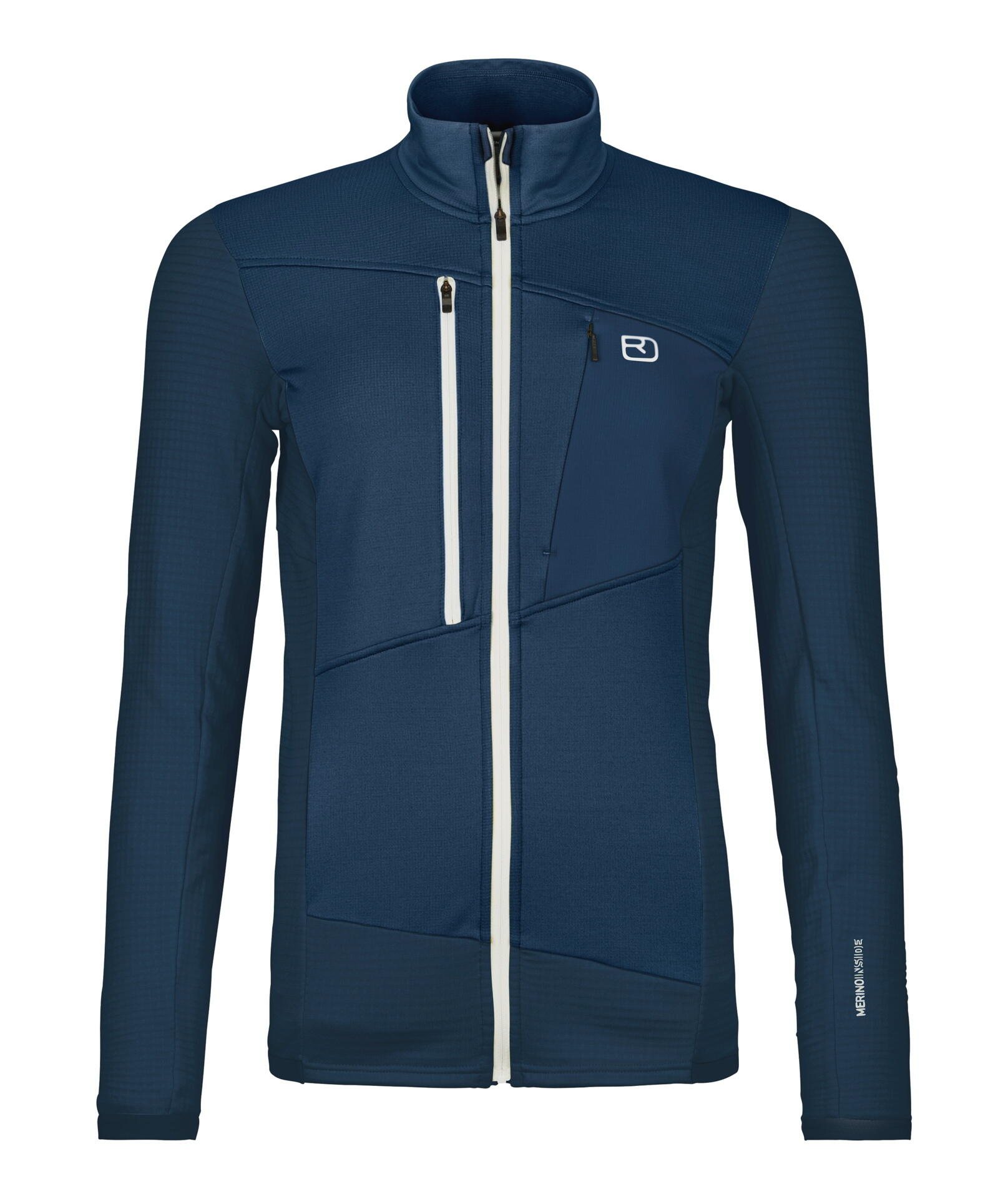 ORTOVOX Ortovox Damen FLEECE GRID JACKE deep ocean 1/2