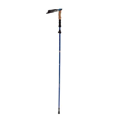 Opvouwbare wandelstok azul única, 3-delig, aluminium