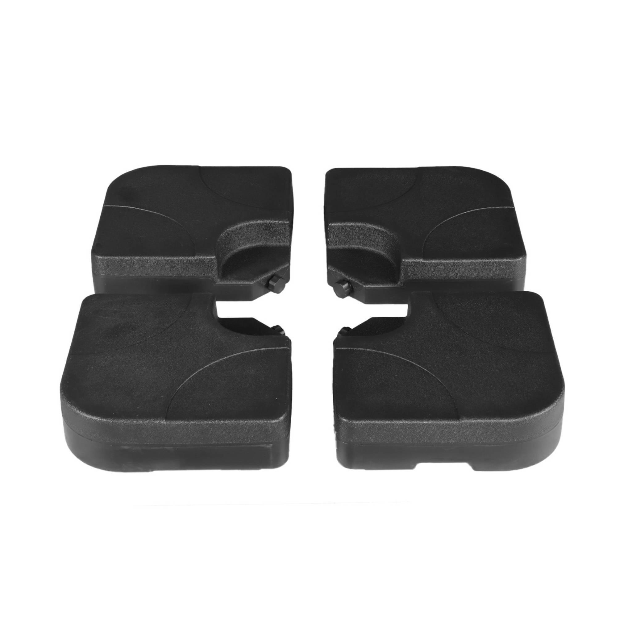 Base com peso para guarda-sol, 120L, Preto 2/4
