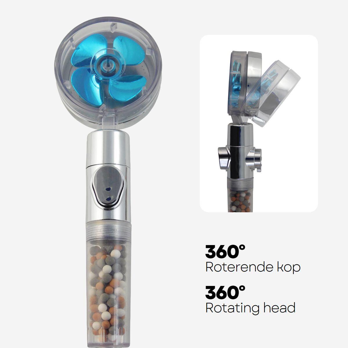 Pure Shower Jetstream cabezal de ducha con filtro - Azul 2/2
