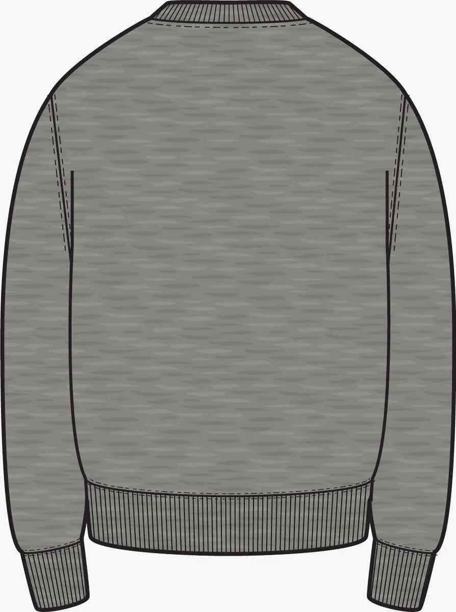 Felpa girocollo uomo ( fleece) nike grigio 2/2