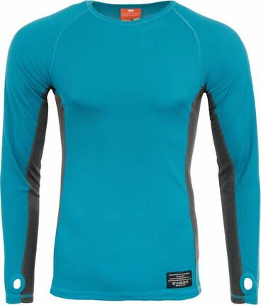 T-shirt fonctionnel homme manches longues Nordblanc bleu
