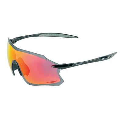 Fietsbril rood spiegelzonnebril - 100% uv bescherming - uva - uvb ultra licht gi