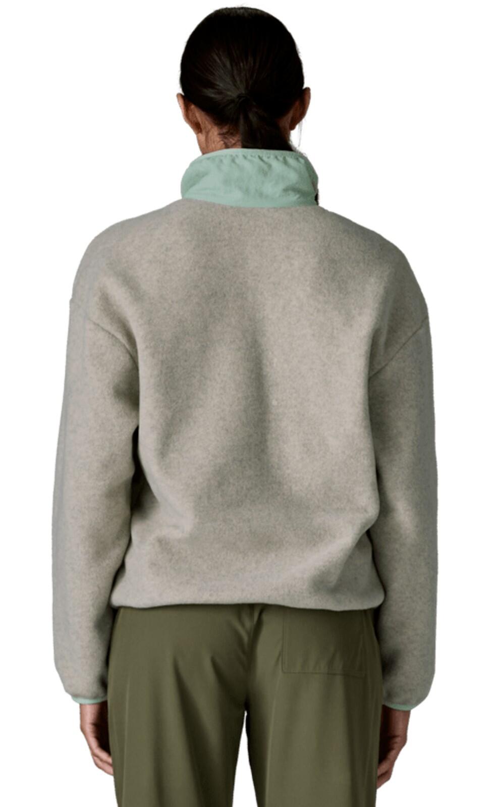PATAGONIA Patagonia Damen Synch Fleece Jacke Oatmeal Heather w/Thin Ice 3/3