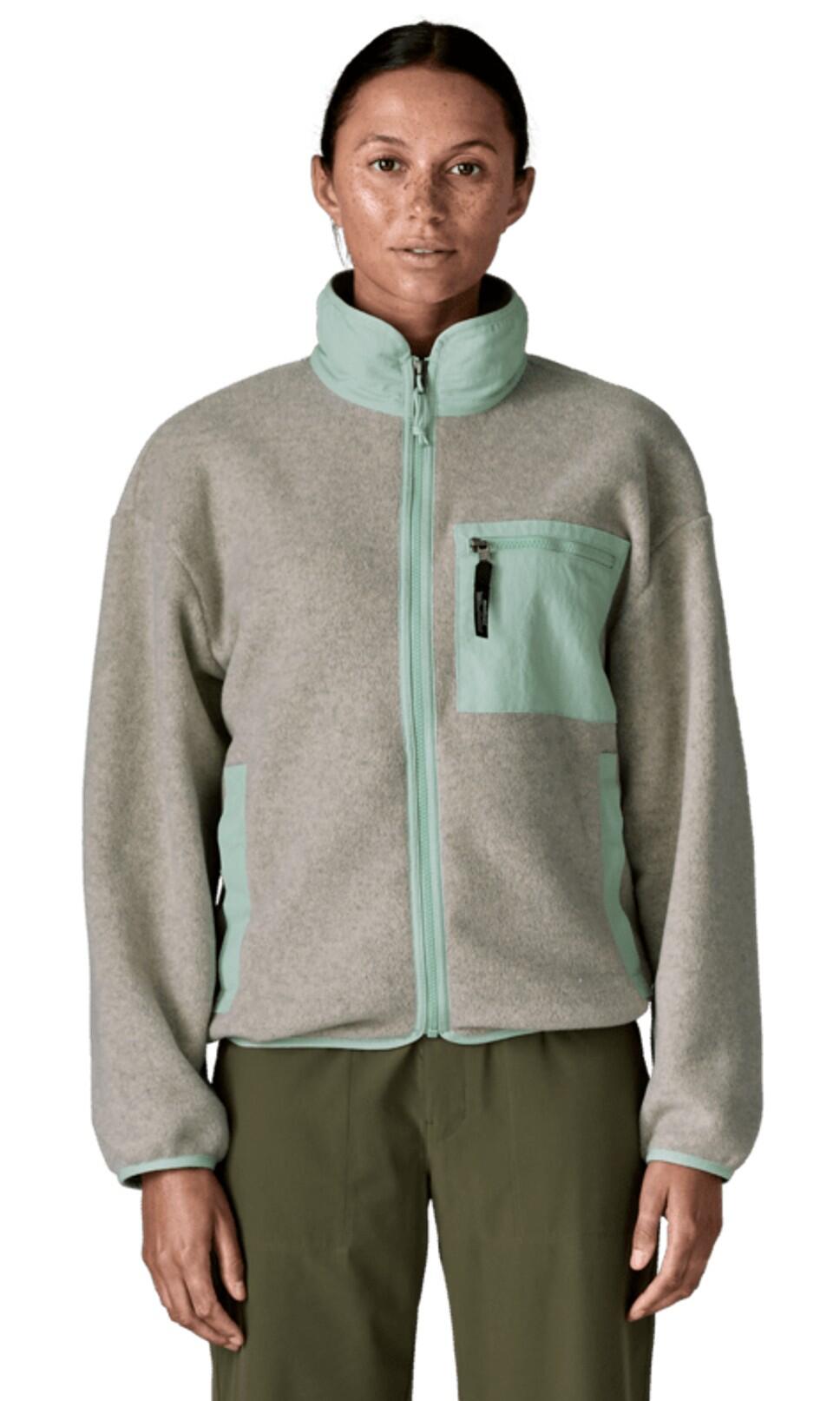PATAGONIA Patagonia Damen Synch Fleece Jacke Oatmeal Heather w/Thin Ice 2/3