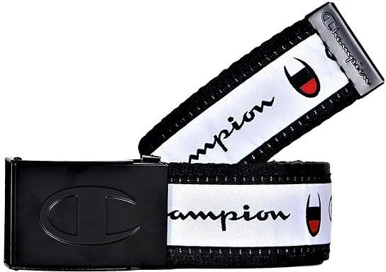 Ceinture Champion Unisexe Jacquard Noir/Blanc 2/3