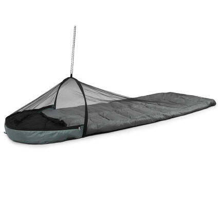 Travelnet Tracker Easy PURE, L210x W70x H40cm, noir, 1 personne