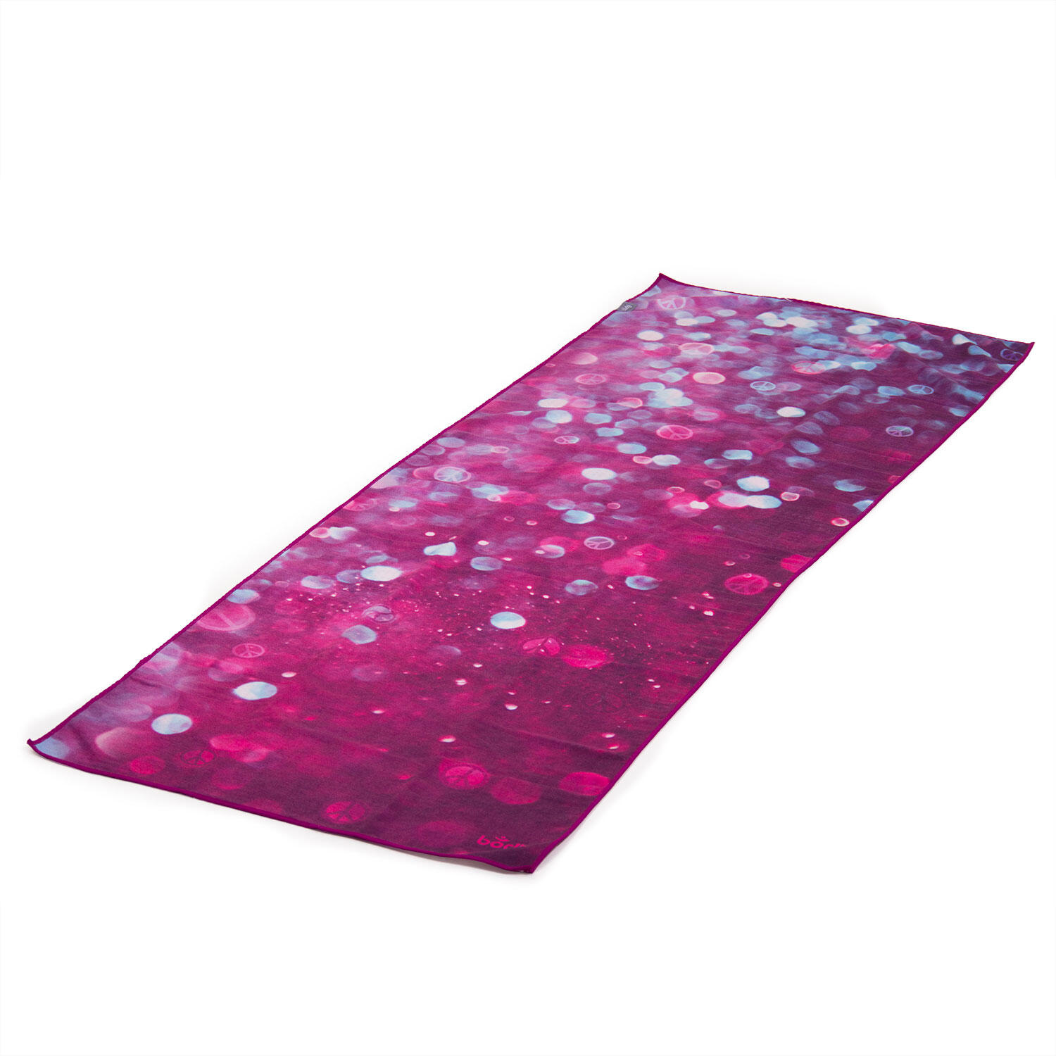 Ręcznik sportowy do jogi GRIP Drops of Peace 183x61 cm