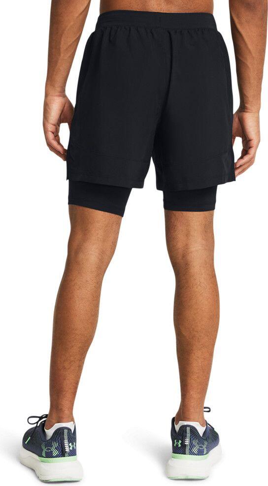 Short 2-en-1 Under Armour Launch 5in Noir Homme 3/7