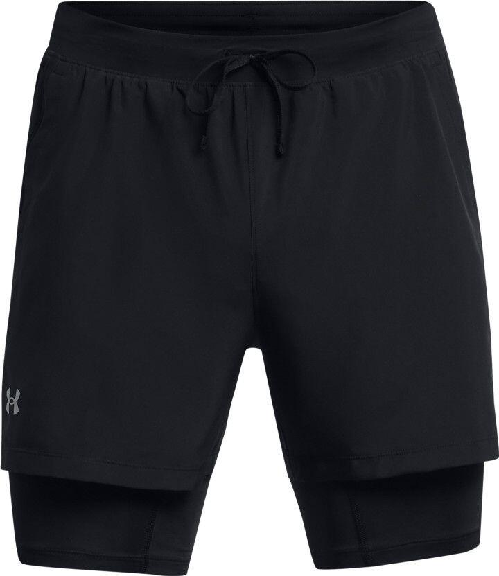 Short 2-en-1 Under Armour Launch 5in Noir Homme 2/7