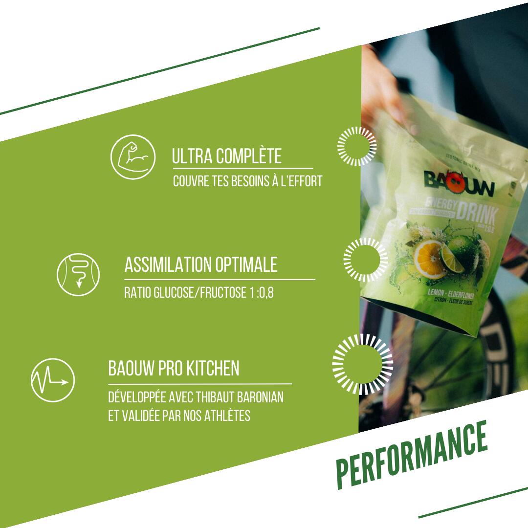 Lemon & Elderflower Energy Drink. 45g sachet. 3/6