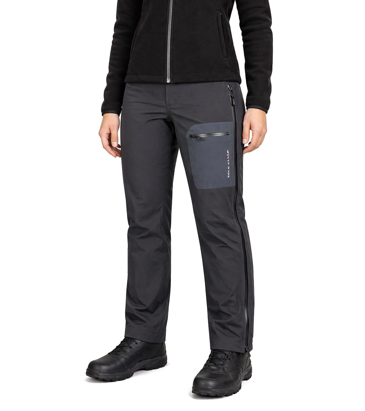Calças Impermeáveis Nimbus 2.7 Alpinismo E Escalada Unissex Resistentes Preto 2/6