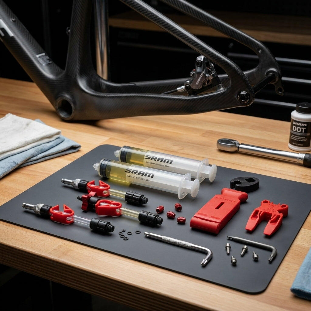 Kit de purge de freins à disque SRAM Standard V2 sans liquide DOT 5.1 2/3