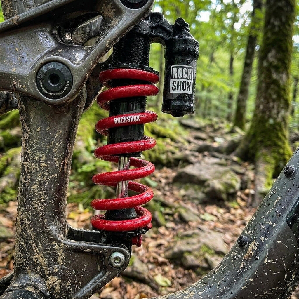 RockShox veer voor metrische dempers rood 400LB 174mm 67,5-75mm 2/3