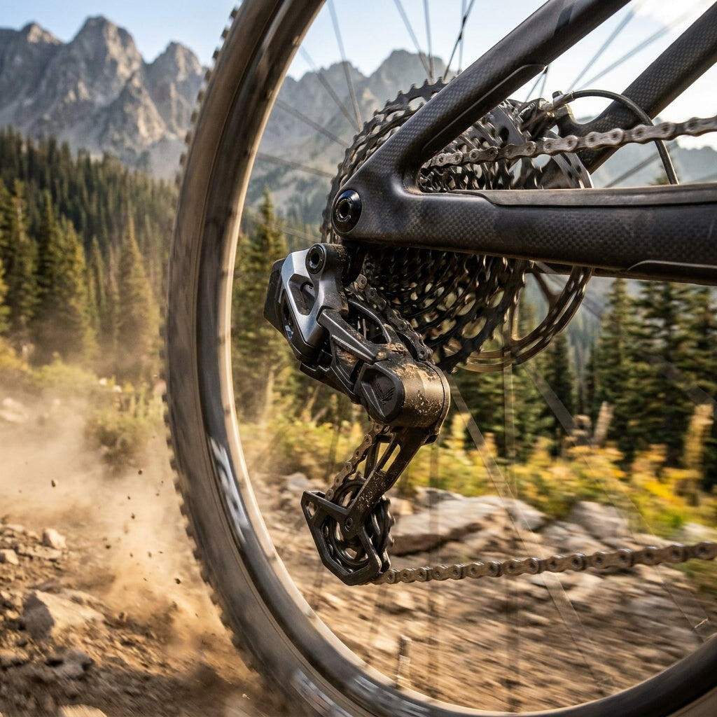 Achterderailleur zonder batterij Sram X0 T-Type Eagle AXS 2/3