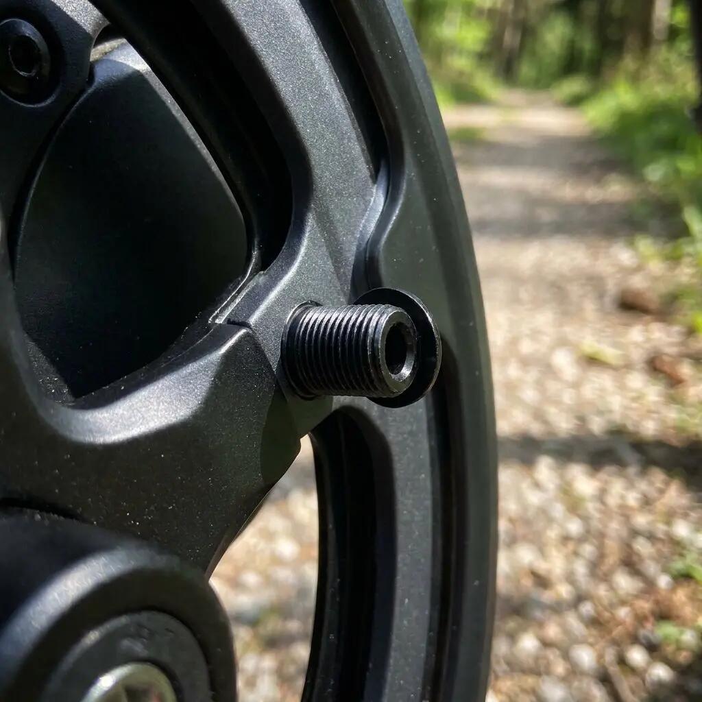 Yamaha vite per corona catena acciaio nera per doppia corona + KSS per pezzo 2/3
