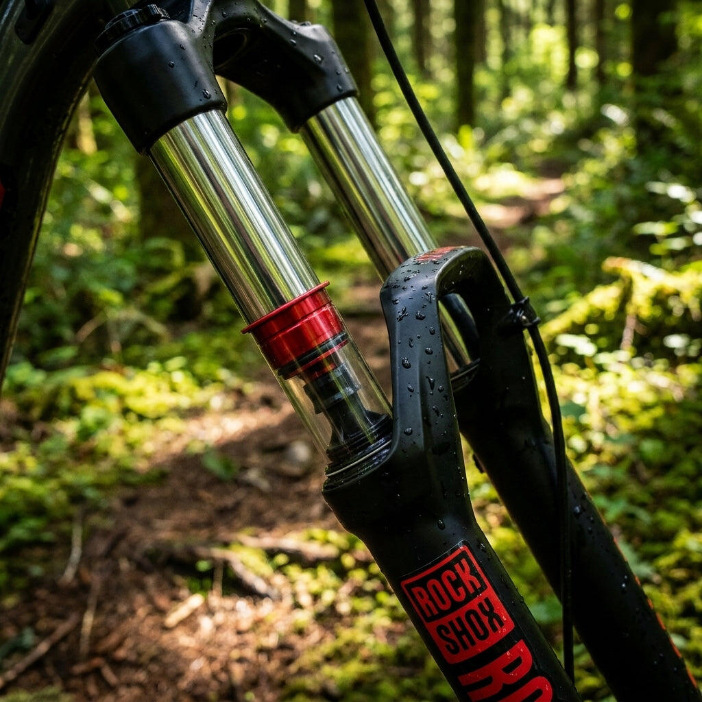 Kit pistone aria per forcelle Rockshox Dbn C1 130mm Yari A1+ 2016+ 2/3