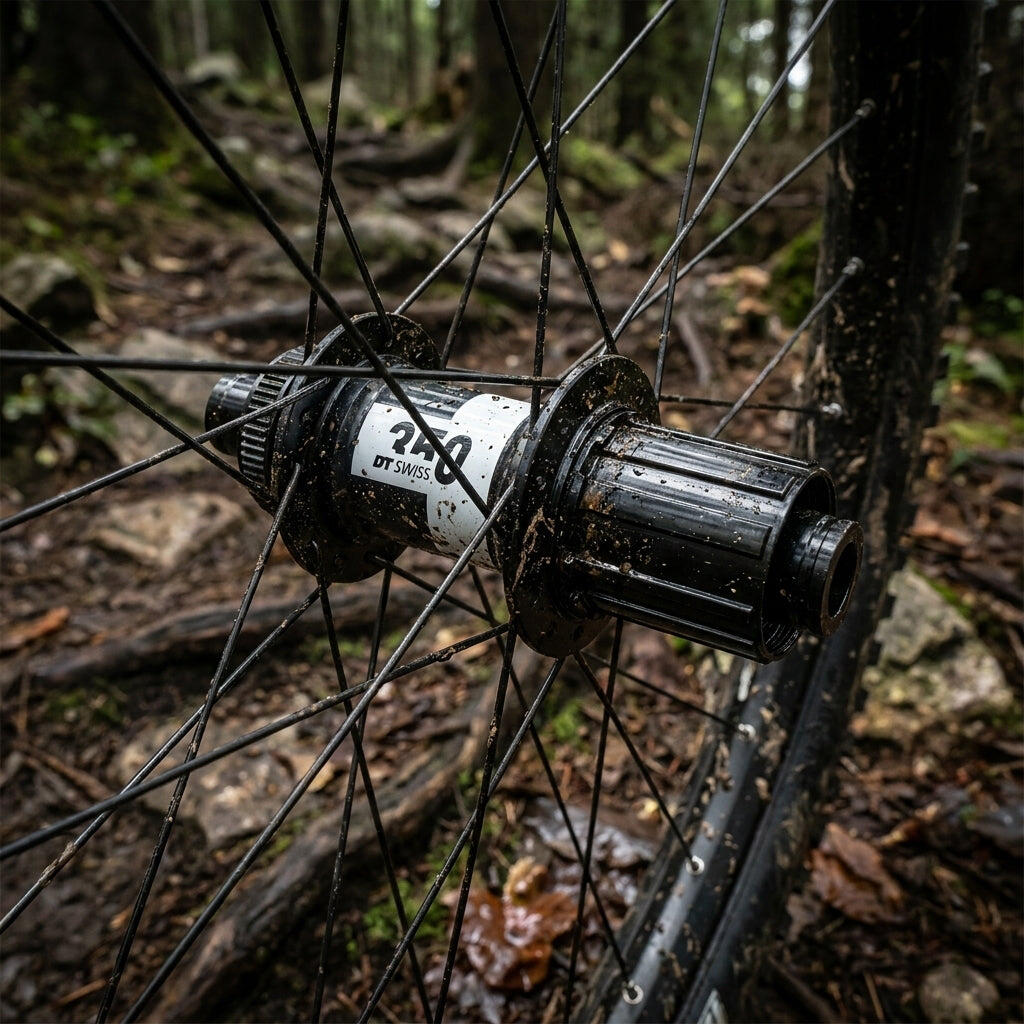 DT Swiss HR-Nabe 350 MTB DB 142/12mm TA, CL, 28L, Shimano Light 2/2