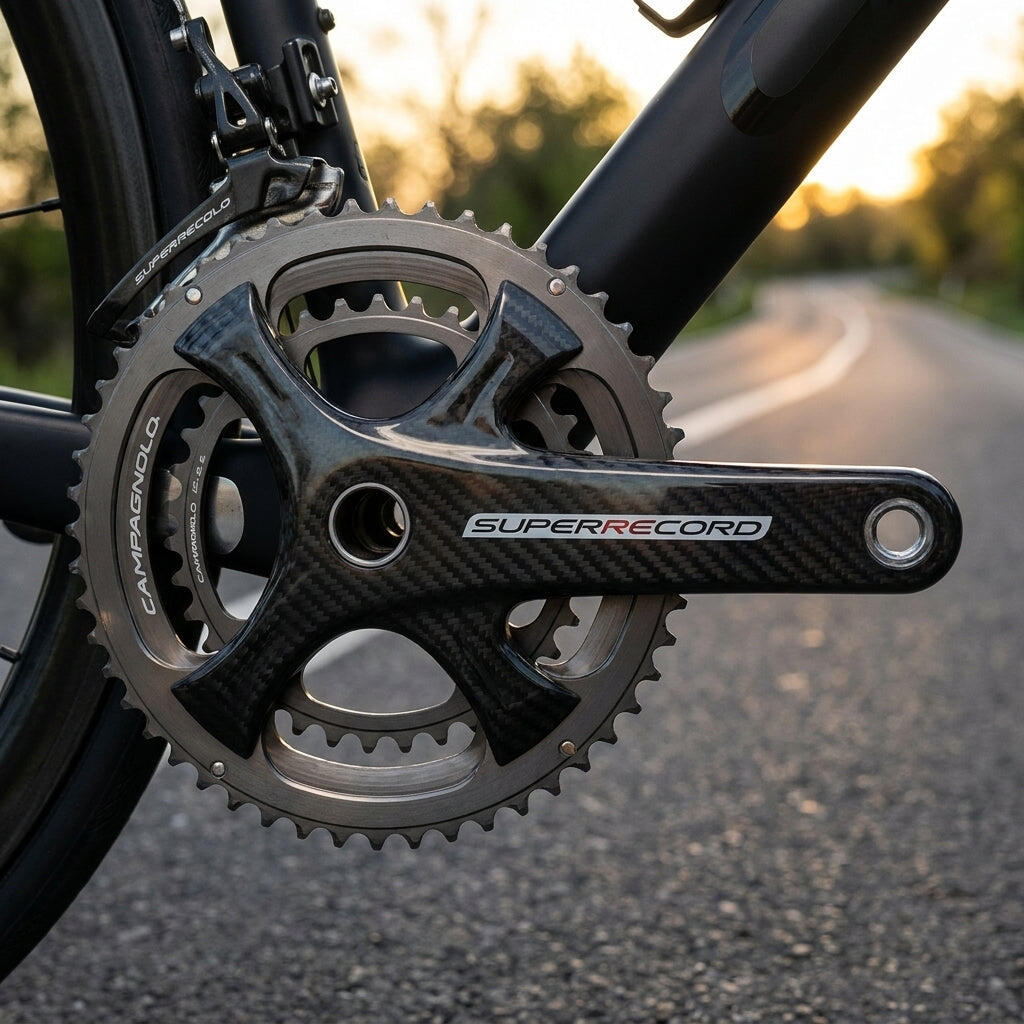 Pédalier puissance Campagnolo Puissance Super Record WRL 175 2/3