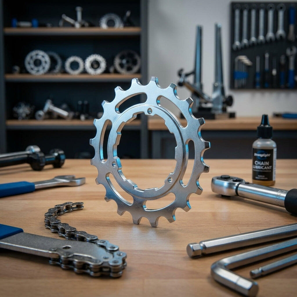 Stronglight Ritzel für Shimano Kassette 16Z Stahl silber einzeln 2/3