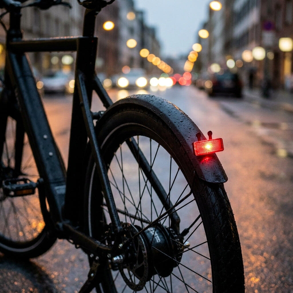 LITEMOVE StVZO-Z Reflector Standardgröße schwarz - mehr Sichtbarkeit am E-Bik... 2/3