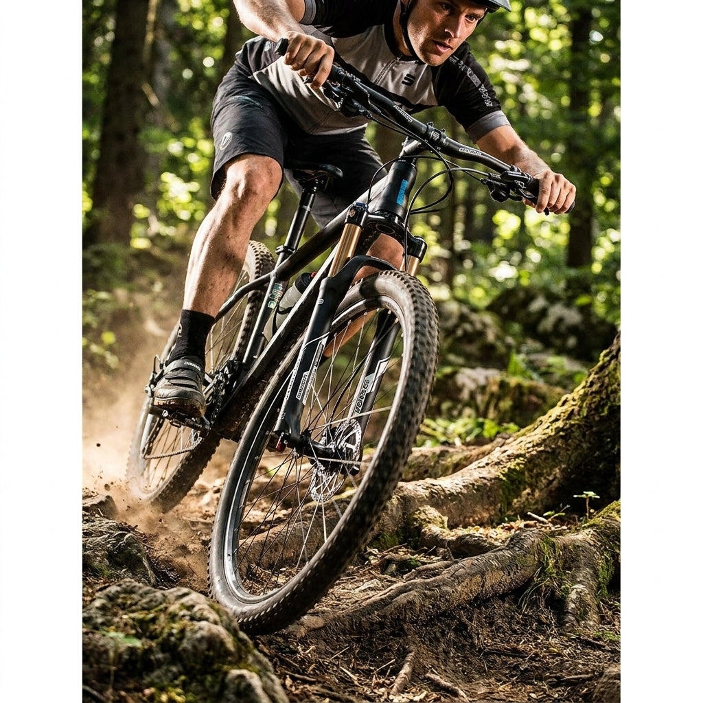 SR Suntour Federgabel SF16 RAIDON XC air RLR QLC 29 Zoll weiß taper Schaftlän... 2/3